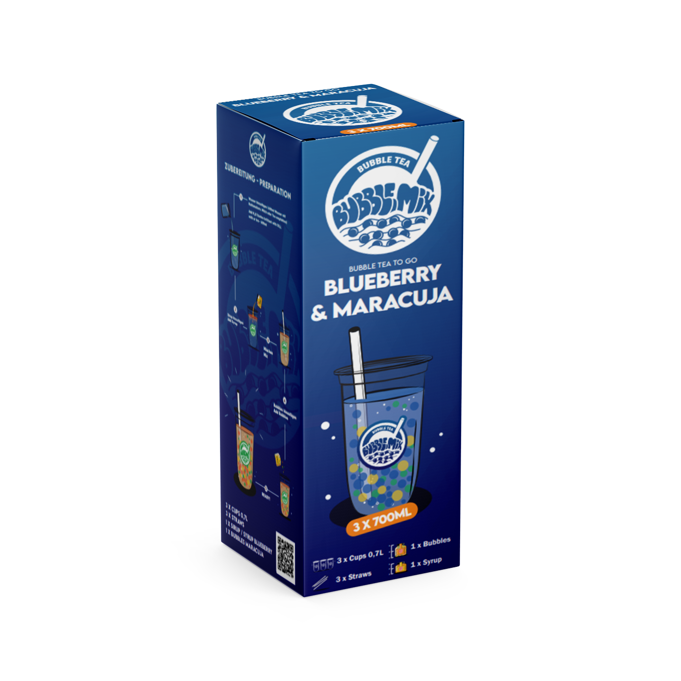 Bubble Mix - Blueberry & Maracuja