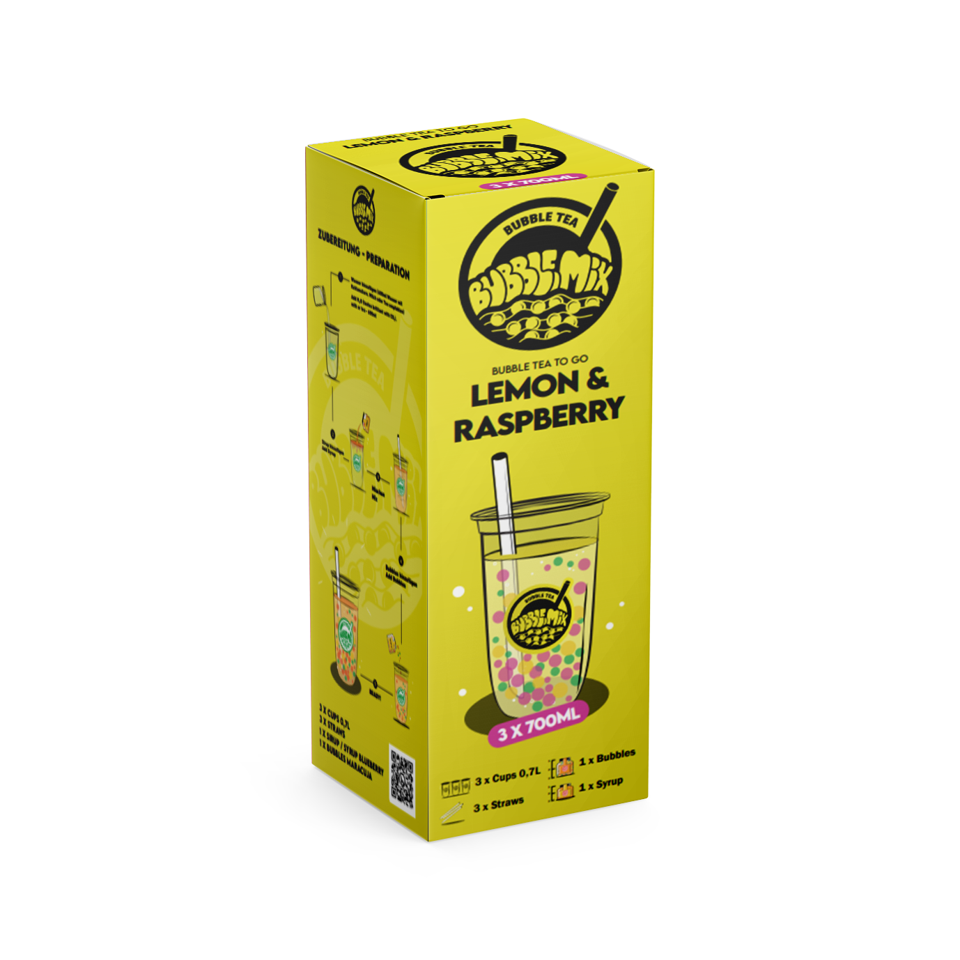 Bubble Mix - Lemon & Raspberry