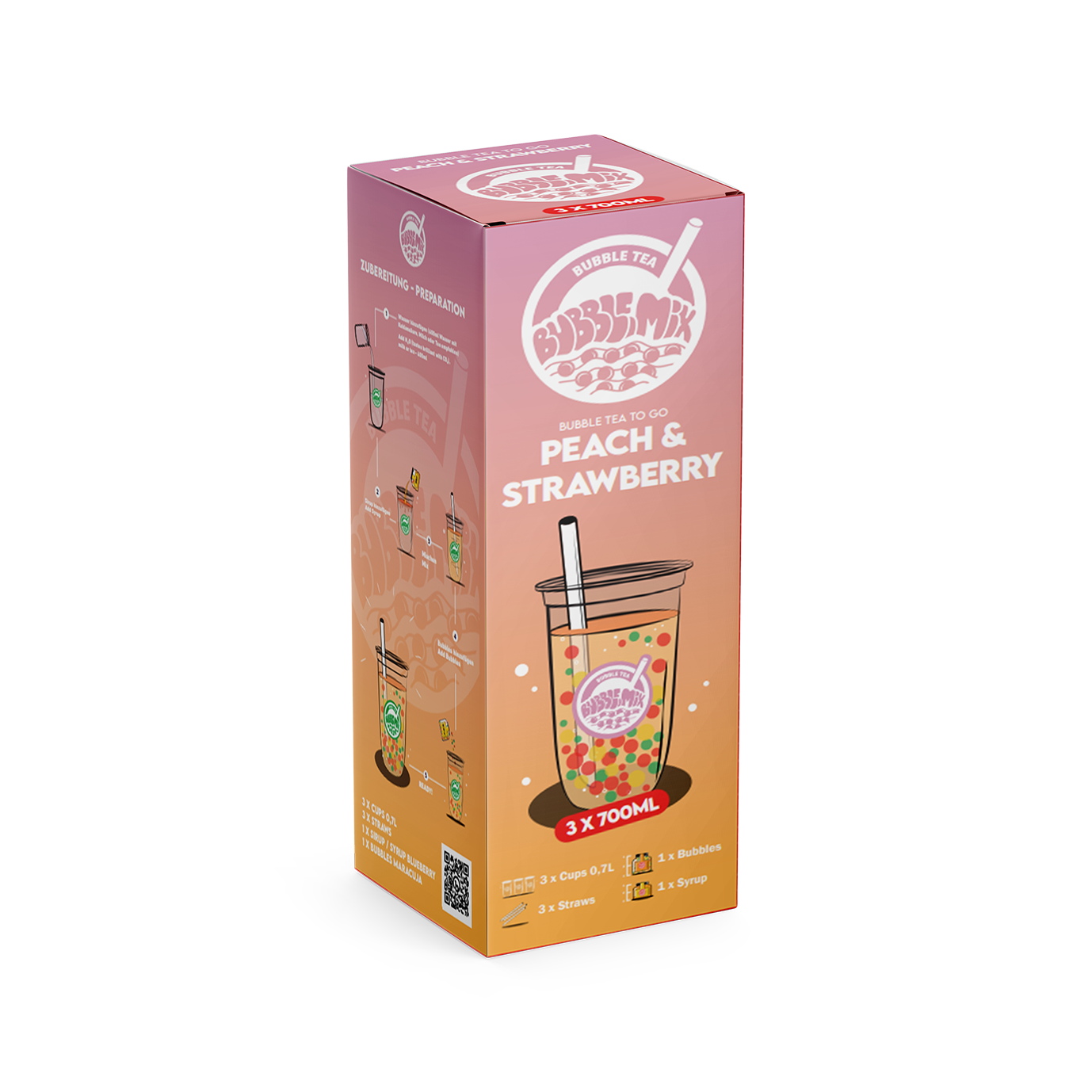 Bubble Mix - Peach & Strawberry